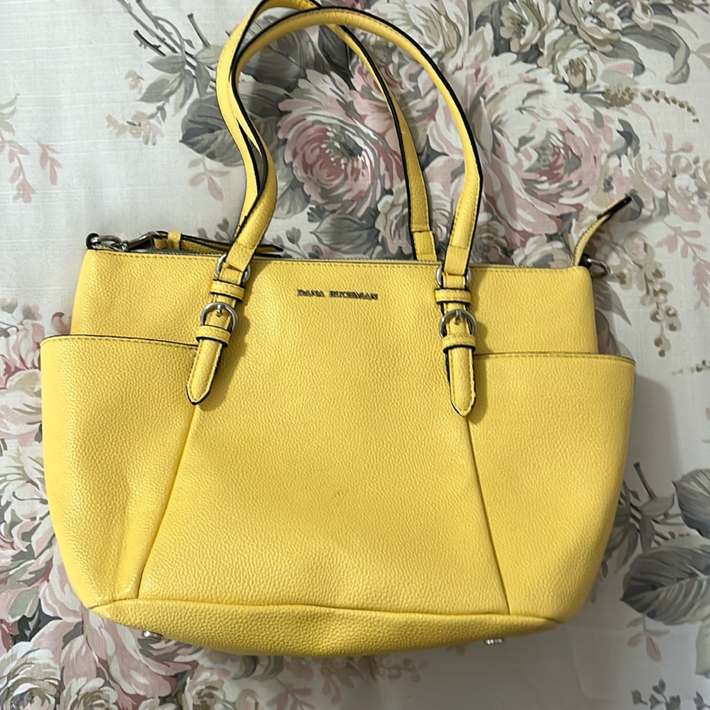 Dana Buchman Yellow Shoulder Bag